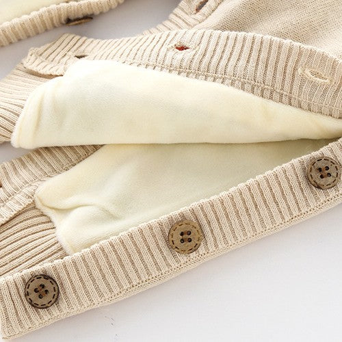 Newborn Baby Clothes Baby Crawling Clothes Thickening Out Baby Harness Christmas Holiday Onesie