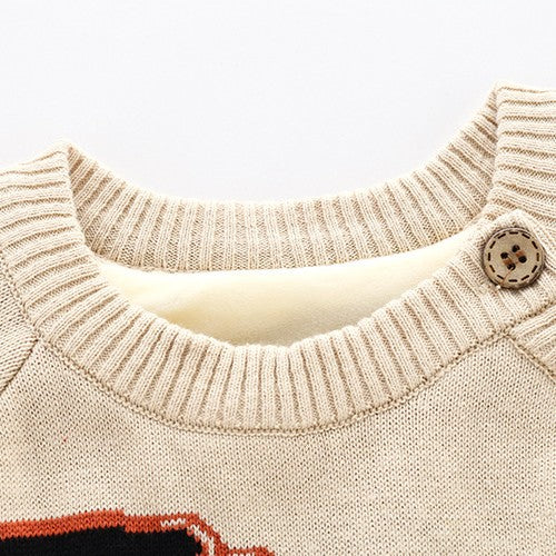 Newborn Baby Clothes Baby Crawling Clothes Thickening Out Baby Harness Christmas Holiday Onesie